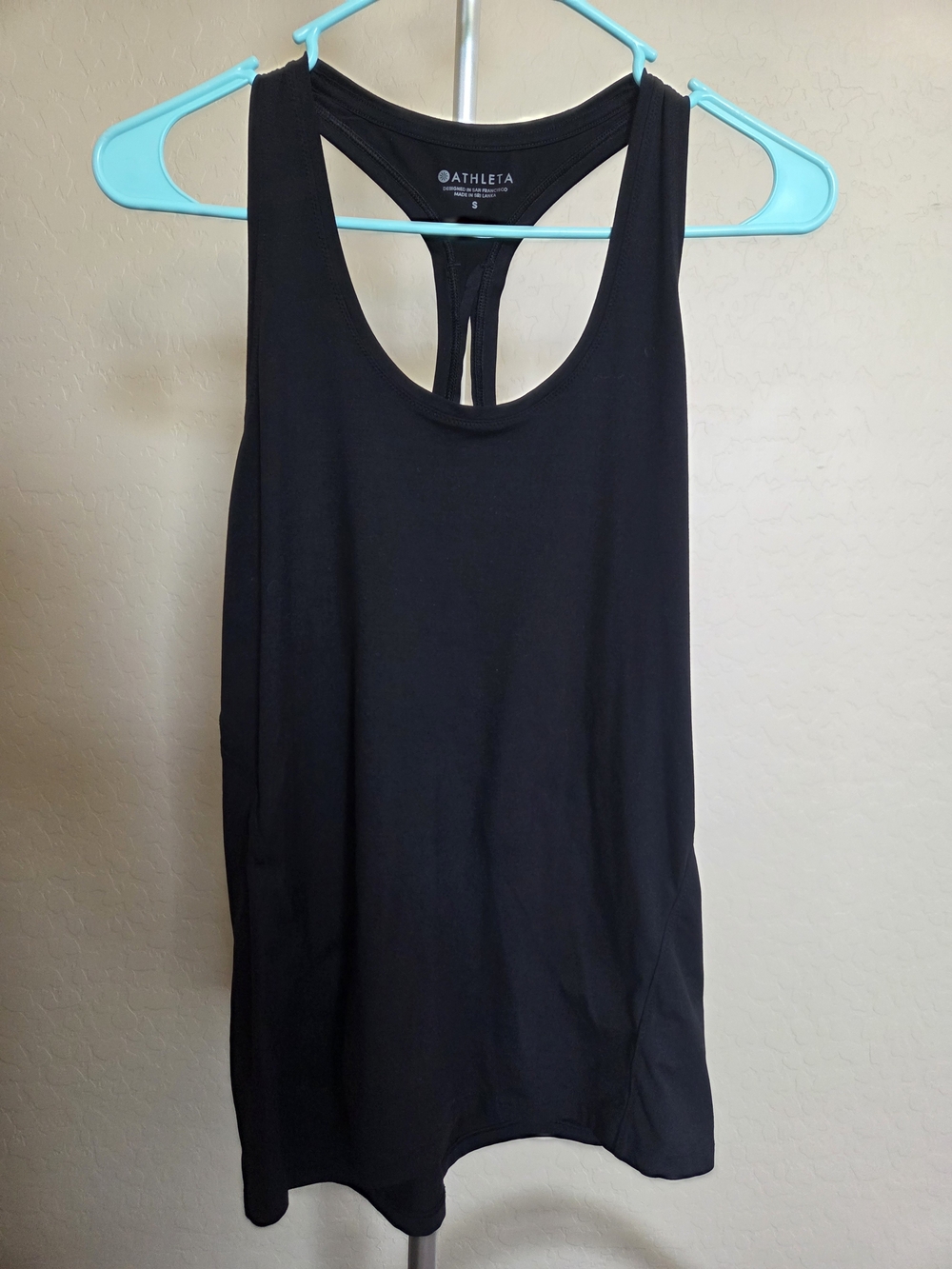 Athleta Black Racerback Performance Tank